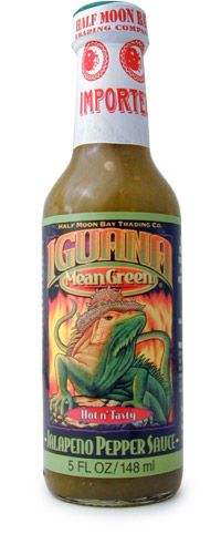 Iguana Mean Green Jalapeno Hot Sauce