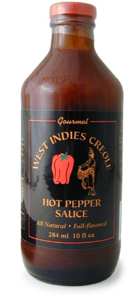 West Indies Creole Hot Pepper Sauce