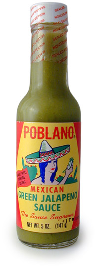 Poblano Green Jalapeno Hot Sauce