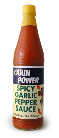 Cajun Power Spicy Garlic Pepper Sauce