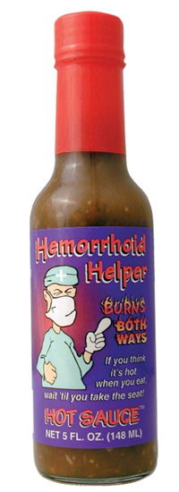 Hemorrhoid Helper Hot Sauce