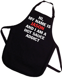 Personalized Hot Sauce Addict Apron