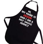 Personalized Hot Sauce Addict Apron