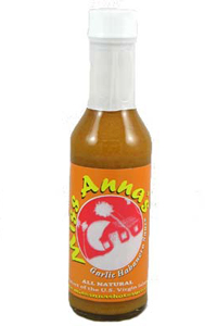 Miss Anna's Garlic Habanero Hot Sauce from St. Croix