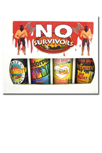 No Survivors Hot Sauce Four Pack