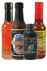 Fearsome Foursome Hot Sauce Sampler