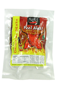 Blair's Beef Jerky made with Original Death Sauce