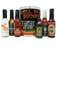 Hell In A Bucket Hot Sauce Sampler