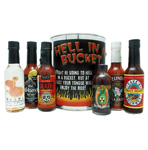 Hell In A Bucket Hot Sauce Gift Set