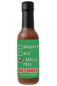 Santa Checklist Hot Sauce