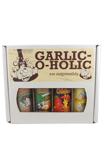 Garlic-O-Holic Hot Sauce Gift Set