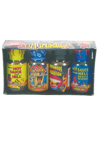 Mini Xtreme Heat Hot Sauce 4 Pack